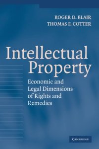 cover of the book Intellectual Property: Economic and Legal Dimensions of Rights and Remedies