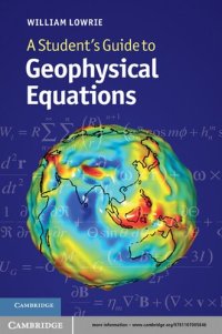 cover of the book A Student’s Guide to Geophysical Equations