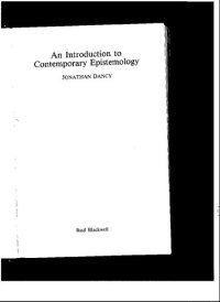 cover of the book Introduction to Contemporary Epistemology