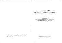 cover of the book Lo sviluppo di un'economia aperta