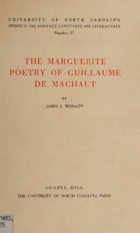 cover of the book The Marguerite Poetry of Guillaume de Machaut