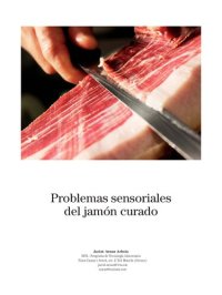 cover of the book Problemas sensoriales del jamón curado