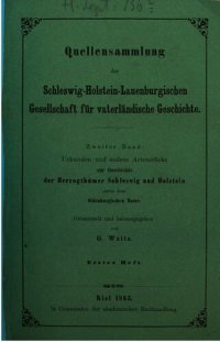 cover of the book Urkunden und andere Aktenstücke zur Geschichte der Herzogtümer Schleswig und Holstein unter den Oldenburgern