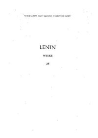 cover of the book Lenin Werke Band 25: Jun. 1917 - Sep. 1917