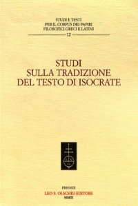 cover of the book Studi sulla tradizione del testo di Isocrate