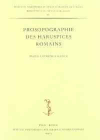 cover of the book Prosopographie des haruspices romains