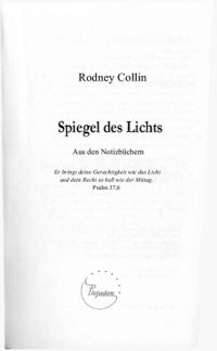 cover of the book Spiegel des Lichts