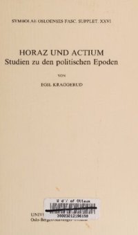 cover of the book Horaz und Actium: Studien zu den politischen Epoden