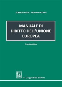 cover of the book Manuale di diritto dell'Unione europea