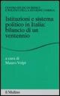 cover of the book Istituzioni e sistema politico in Italia: bilancio di un ventennio