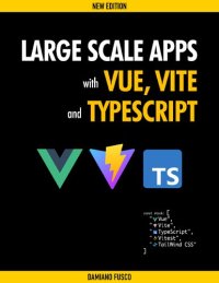 cover of the book Large Scale Apps with Vue, Vite and TypeScript