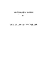 cover of the book The Eclogues of Vergil