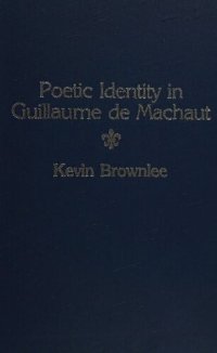 cover of the book Poetic identity in Guillaume de Machaut