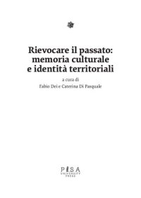 cover of the book Rievocare il passato: memoria culturale e identità territoriali