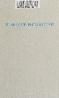 cover of the book Römische Philosophie