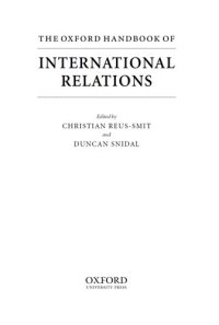 cover of the book Oxford Handbook of International Relations