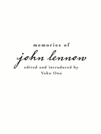 cover of the book Memories of John Lennon