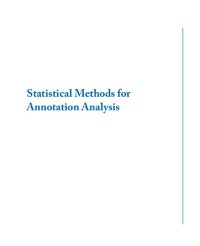 cover of the book Statistical Methods for Annotation Analysis