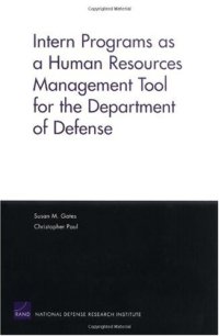 cover of the book Intern Programs as a Human Resources Management Tool for the Department of Defense