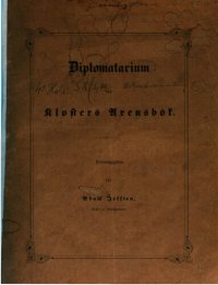 cover of the book Diplomatarium des Klosters Arensbök