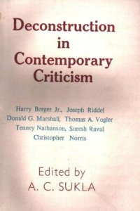 cover of the book Deconstruction in Contemporary Criticism [1989