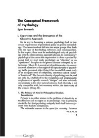 cover of the book The Conceptual Framework of Psychology