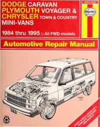 cover of the book Haynes Dodge Caravan & Plymouth Voyager Automotive Repair Manual