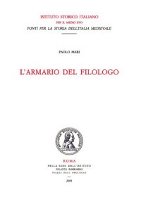 cover of the book L'armario del filologo