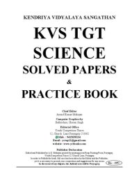 cover of the book KVS TGT Science Solved Papers and Practice Sets