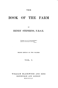 cover of the book The Book of the Farm. 2. Ed. (illustrated.)