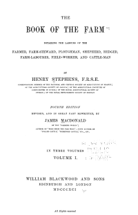 cover of the book The Book of the Farm: Detailing the Labours of the Farmer, Farm-steward, Ploughman, Shepherd, Hedger, Farm-labourer, Field-worker, and Cattle-man