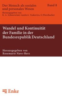 cover of the book Wandel und Kontinuität der Familie in der Bundesrepublik Deutschland