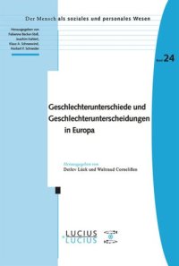 cover of the book Geschlechterunterschiede und Geschlechterunterscheidungen in Europa