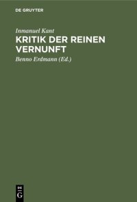 cover of the book Kritik der reinen Vernunft