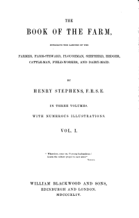 cover of the book The Book of the Farm: Detailing the Labors of the Farmer, Farm-steward, Ploughman, Shepherd, Hedger, Cattle-man, Field-worker, and Dairymaid