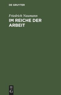 cover of the book Im Reiche der Arbeit