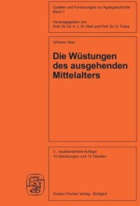 cover of the book Die Wüstungen des ausgehenden Mittelalters