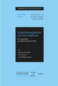 cover of the book Globalisierungskritik auf dem Prüfstand: Ein Almanach aus ökonomischer Sicht