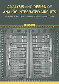 cover of the book Analysis and Design of Analog Integrated Circuits, 5th Edition