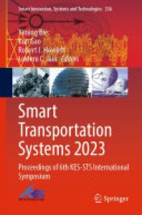 cover of the book Smart Transportation Systems 2023: Proceedings of 6th KES-STS International Symposium