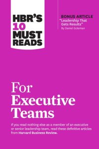 cover of the book HBR's 10 Must Reads for Executive Teams