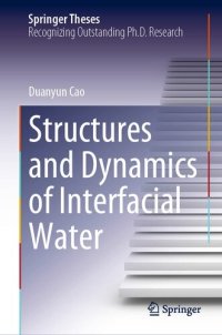 cover of the book Structures and Dynamics of Interfacial Water (Springer Theses)