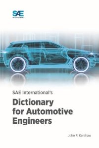 cover of the book SAE International's Dictionary for Automotive Engineers