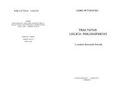 cover of the book Tractatus logico-philosophicus