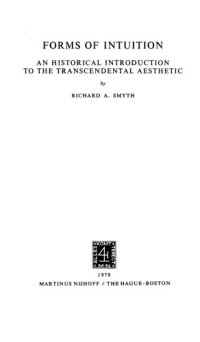 cover of the book Forms of Intuition: An Historical Introduction to the Transcendental Aesthetic