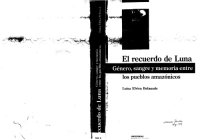 cover of the book El Recuerdo de Luna: Genero, sangre y memoria entre los pueblos amazonicos