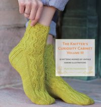 cover of the book The Knitter's Curiosity Cabinet Volume III: 18 Patterns Inspired by Vintage Marine Illustrations