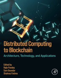 cover of the book Distributed Computing to Blockchain: Architecture, Technology, and Applications