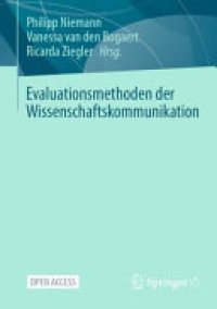 cover of the book Evaluationsmethoden der Wissenschaftskommunikation