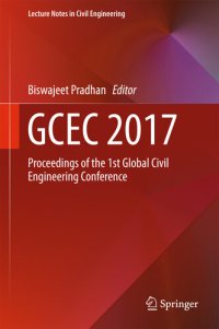 cover of the book GCEC 2017: Proceedings of the 1st Global Civil Engineering Conference (Lecture Notes in Civil Engineering Book 9)